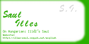 saul illes business card